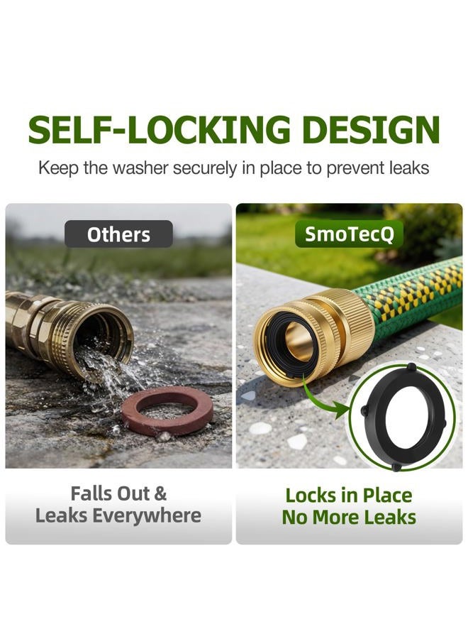 SmoTecQ 30 Pack Garden Hose Washers Rubber Washers Seals for Garden Shower Hose and Water Faucet - Image 4