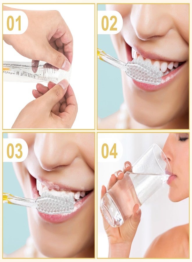 اتش كيو اس ال سوند مجموعة فرش أسنان HQSLsund، 100 قطعة، معبأة مسبقًا، ذات شعيرات ناعمة، مغلفة بشكل فردي، مثالية للسفر، هدية رائعة للمشردين، مناسبة للفنادق والتخييم والسفر. - Image 5