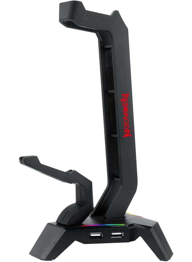 ريدراجون حامل سماعات الرأس Redragon SCEPTER ELITE HA311 RGB مع 4 منافذ USB 2.0 HUB وماوس بنجي - Image 1