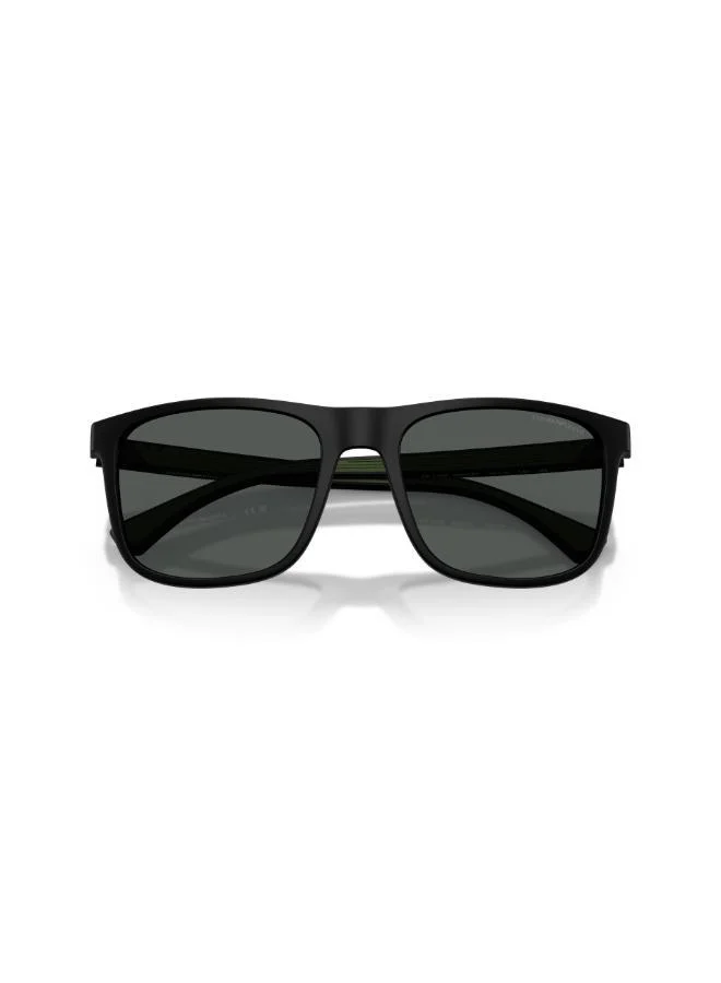 EMPORIO ARMANI  0EA4129 Shape Sunglasses for Men | Best Price UAE