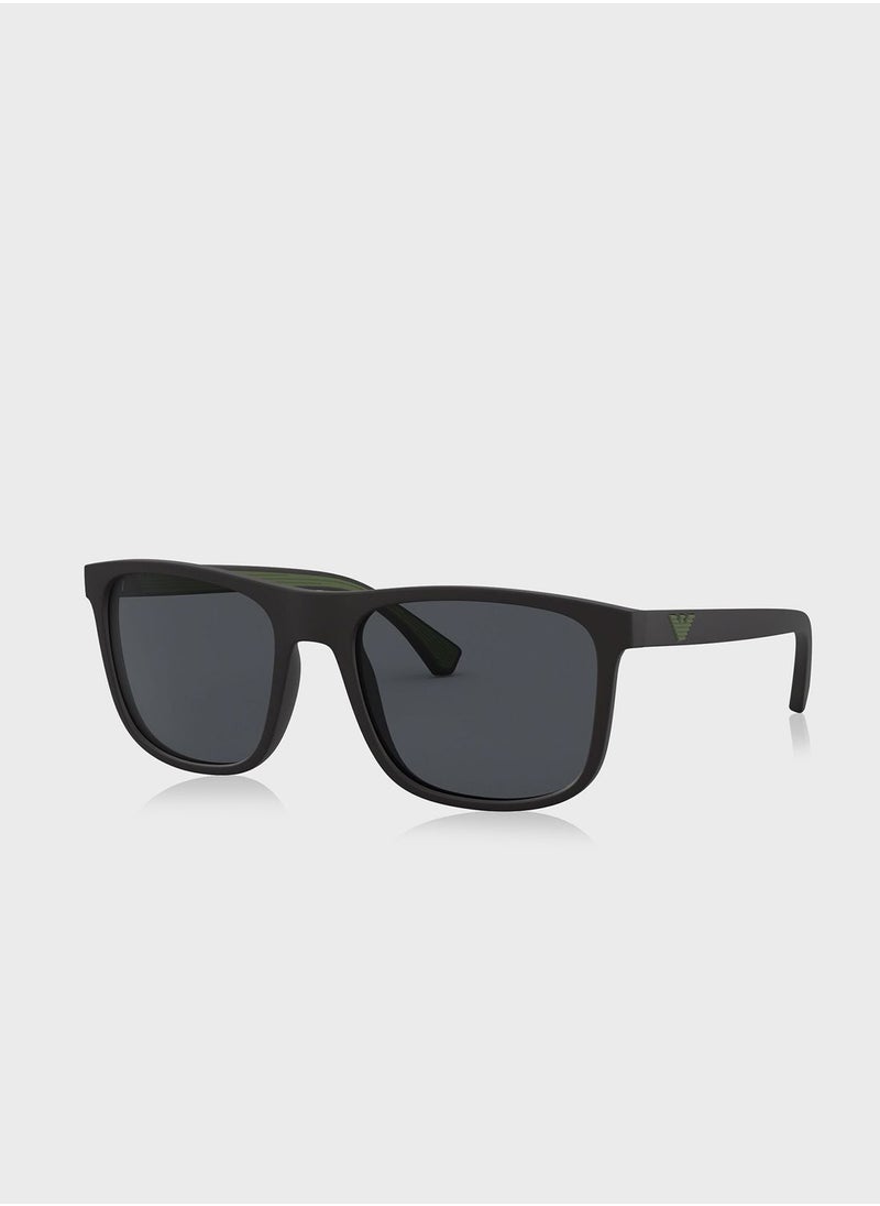 EMPORIO ARMANI 0EA4129 Shape Sunglasses  - Image 2