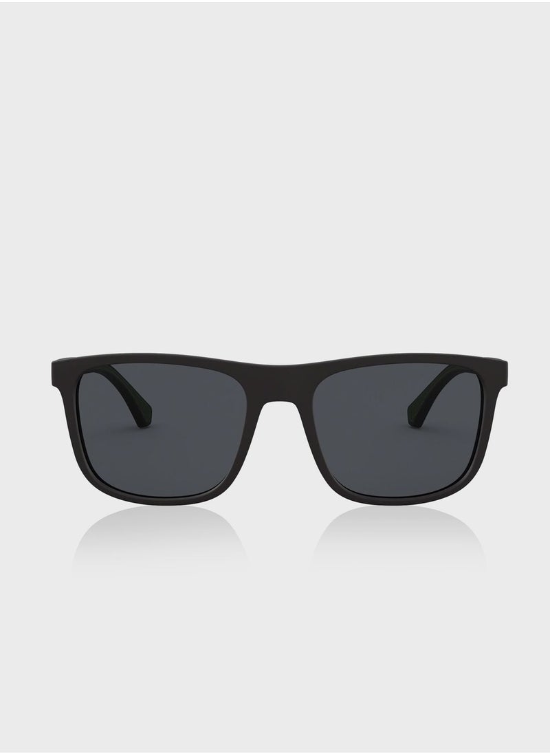 EMPORIO ARMANI 0EA4129 Shape Sunglasses  - Image 1