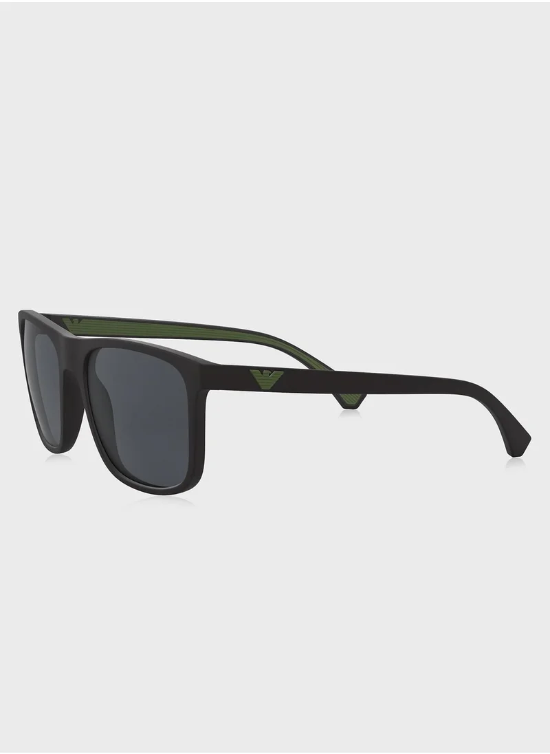 EMPORIO ARMANI 0EA4129 Shape Sunglasses