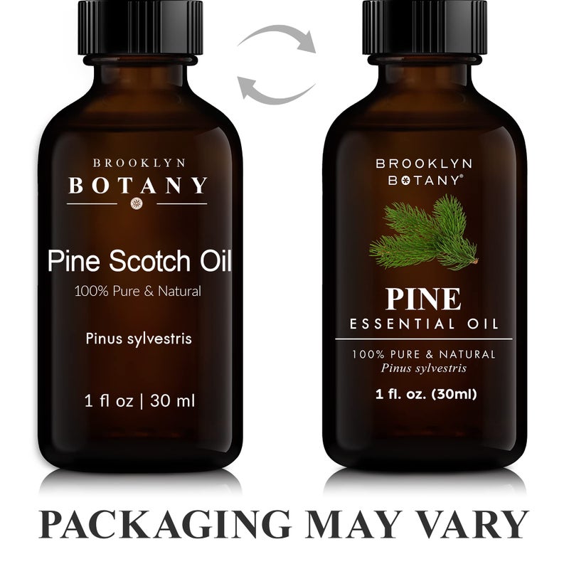 Brooklyn Botany زيت الصنوبر الأساسي من بروكلين بوتاني - 100% نقي وطبيعي - زيت من الدرجة الممتازة مع قطارة - للعلاج بالروائح وموزع الروائح - 1 أونصة سائلة - Image 4