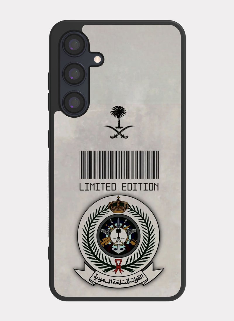 بكسلات كفر سامسونج جالكسي ايه 35 القوات المسلحة السعودية رمادي - Image 1