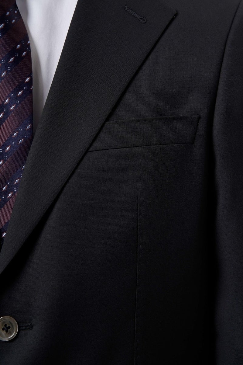 Bisse Men's Mono Collar 4 Drop Suit Black PTK23YNOS002_D99  - Image 5