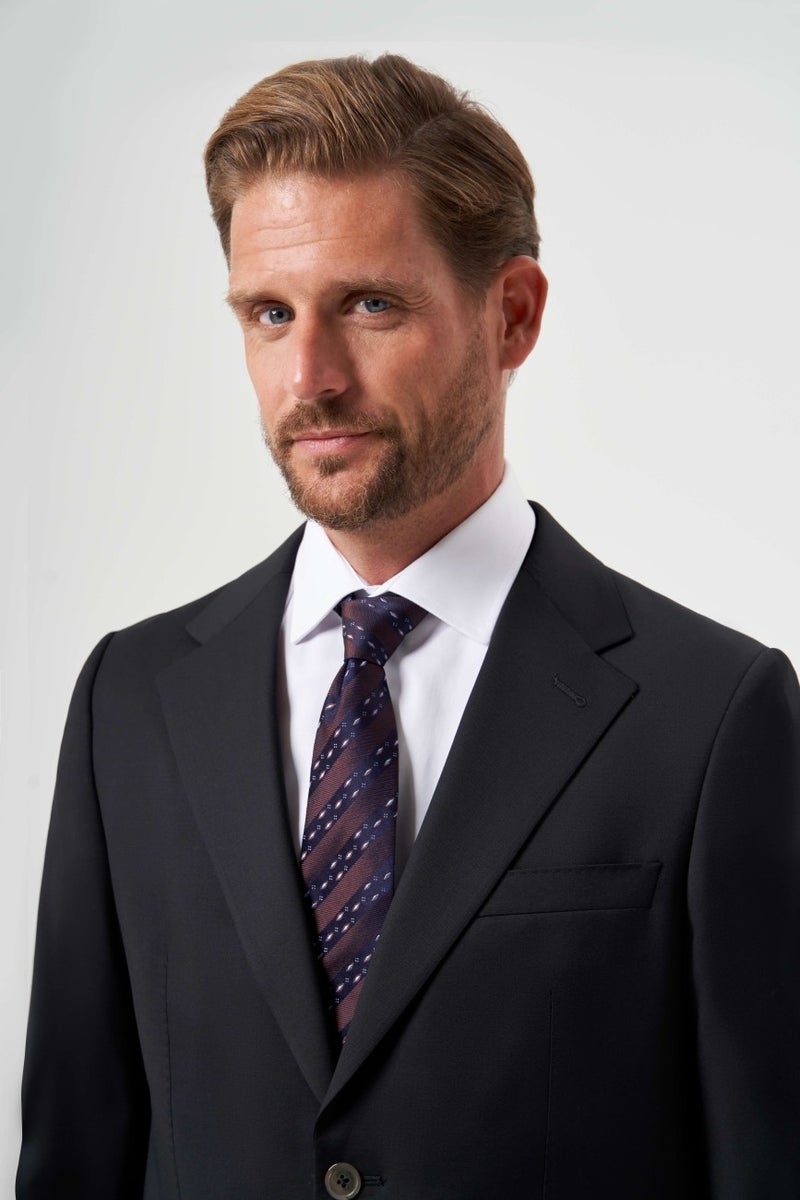 Bisse Men's Mono Collar 4 Drop Suit Black PTK23YNOS002_D99  - Image 3