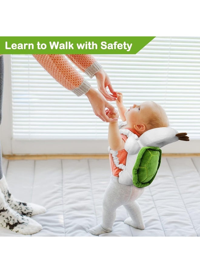 Mounting UP Toddler Head Protector Adjustable Backpack Safety Pad for Infants & Crawling, Includes Knee Pads & Socks - Tortoise HX WZ S7 - Image 5