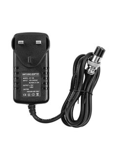 Mixing Console Mixer Power Supply AC Adapter 15V 230mA Universal 4-Pin Round Connector for 16 Channels or below Mixing Consoles Replacement Accessories 100-240V Input UK Plug