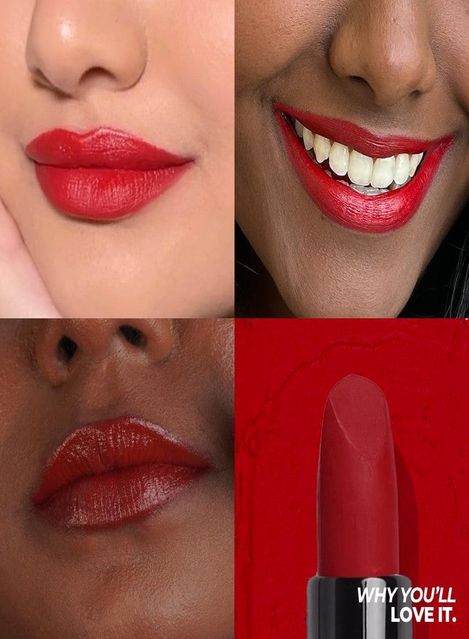 روبيز أورجانيك أحمر شفاه روبيز أورجانيكس شبه مطفي للنساء، مناسب لجميع درجات البشرة الهندية - غني بالأصباغ، مرطب، لا يسبب الجفاف، خفيف الوزن ويدوم طويلاً - مكياج شفاه، خالٍ من المواد الكيميائية الاصطناعية - روبيز ريد، 3.7 غرام - Image 5