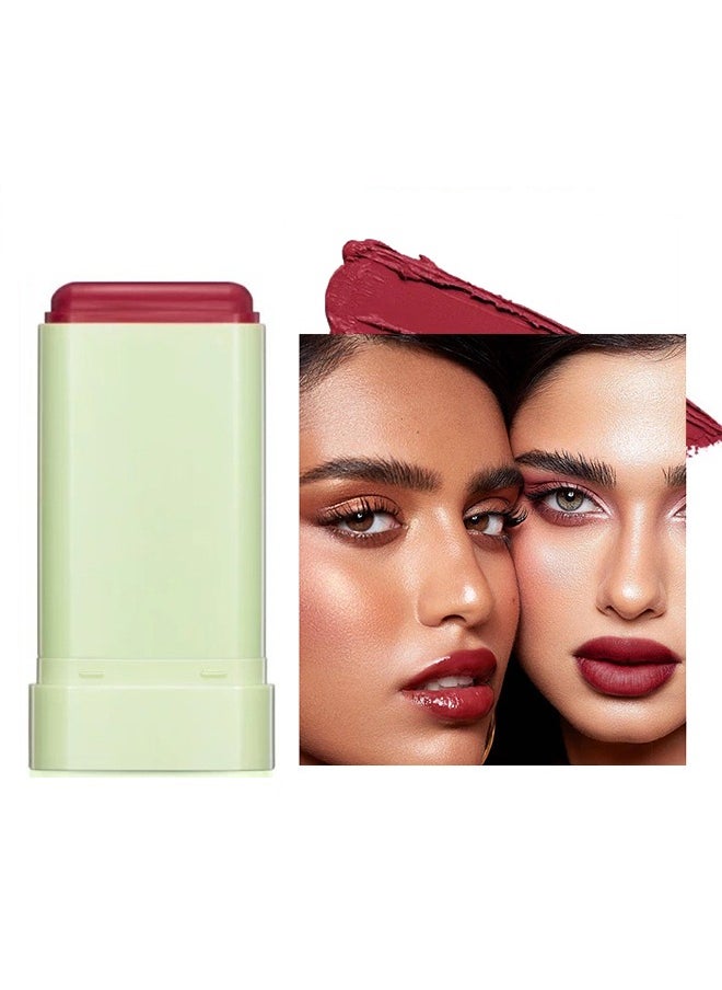Misiou Beauty Blush The Moiseture Stick,Waterproof Makeup, Multi-effect 3-in-1 Eyeshadow Lipstick Blush, Must-have To Enhance Your Temperament(#03)  - Image 2