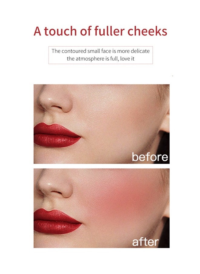 Misiou Beauty Blush The Moiseture Stick,Waterproof Makeup, Multi-effect 3-in-1 Eyeshadow Lipstick Blush, Must-have To Enhance Your Temperament(#03)  - Image 4