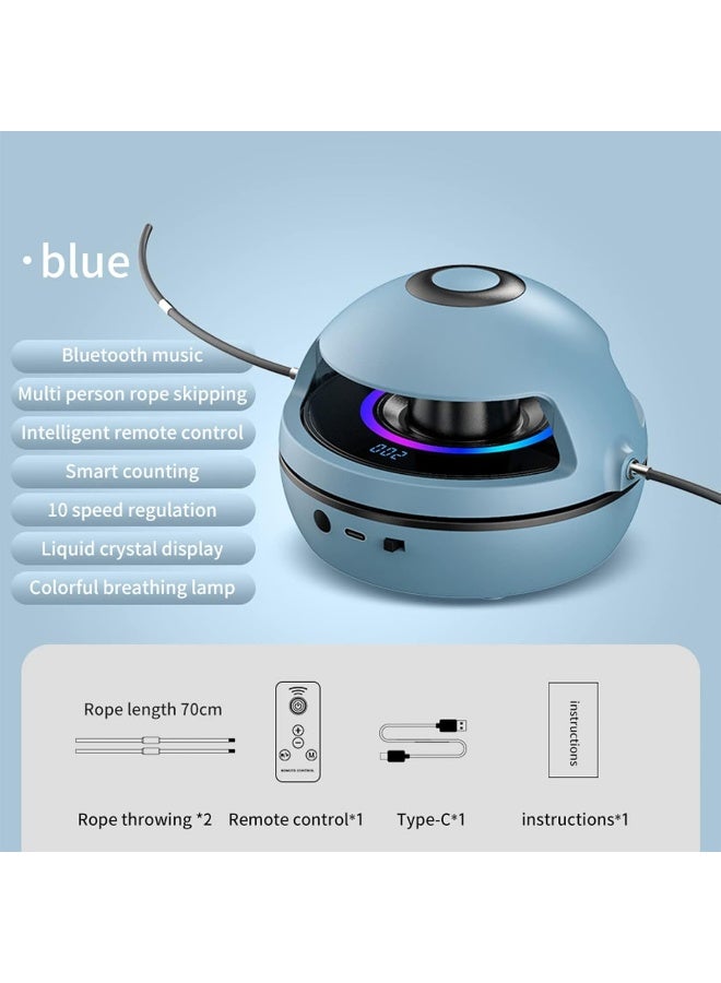 WMM Electronic Fitness Jump Rope Portable Motorized Rope Skipping Hopper Game No-Rope Design - Image 3