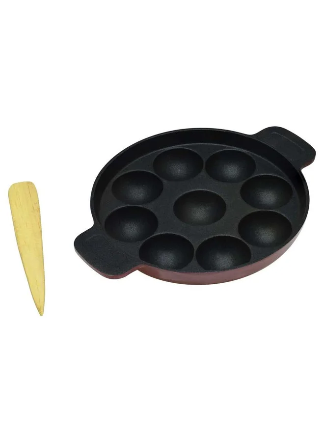 راج مقلاة بانيرام غير لاصقة بحجم  سم  حفر مع ملعقة