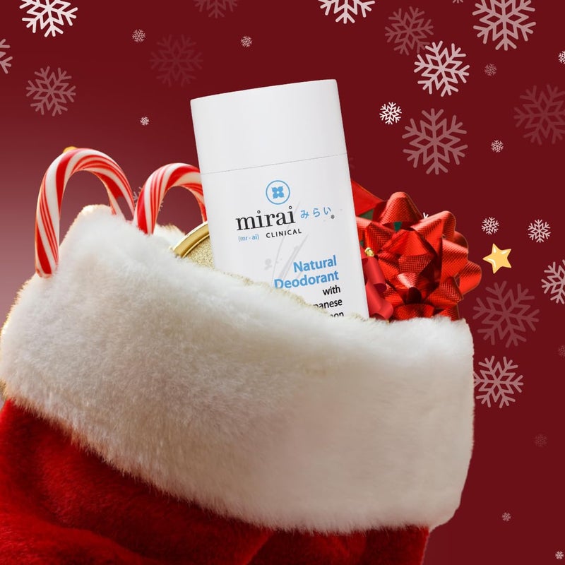 Mirai Clinical - All Natural Deodorant for Women and Men - w/Japanese Persimmon Extract - Full-Body Use - Aluminum  Fragrance  Paraben Free - Vegan - Helps to Eliminate Nonenal Odor - Unscented - 75g - Image 2