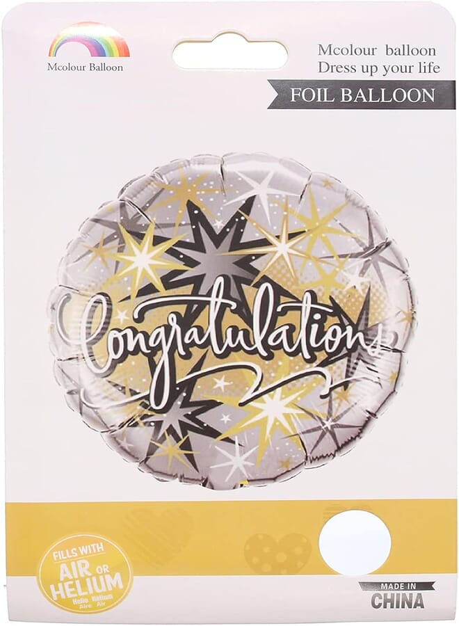 Mcolour Balloon Mcolour Balloon Round Helium Balloon , 2725459100658