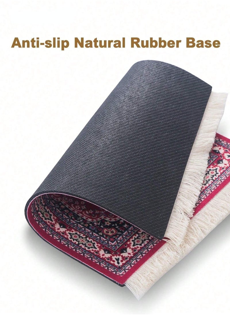 Brutelle Coffee Mat Arabic Style Absorbent Insulated Coaster Coffee or Tea Coaster Table Mat Heat Resistant Drying Non-slip Coffee Coaster Suitable for Coffee Machine, Coffee Pot, Coffee Accessories 1 Piece  - Image 4