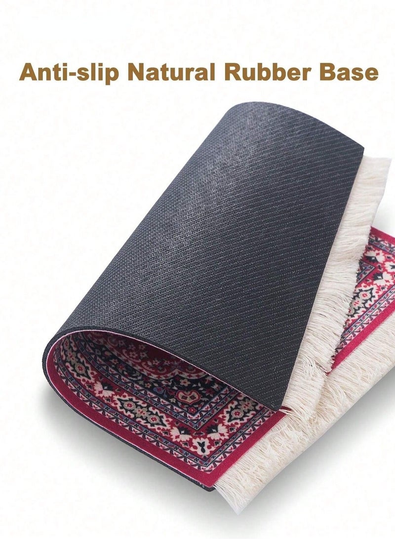 Brutelle V60 Coffee Mat Arabic Style Absorbent Insulated Coaster Coffee or Tea Coaster Table Mat Heat Resistant Drying Non-slip Coffee Coaster Suitable for Coffee Machine, Coffee Pot, Coffee Accessories, Ideal for Office Home Coffee Corner and Pour-over coffee1 Piece - Image 5