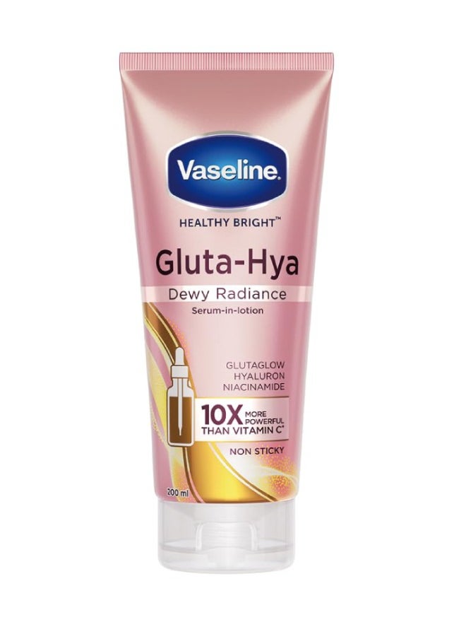 Vaseline Vaseline Essential Even Tone Body Lotion Smooth Radiance, Gluta-Hya Serum Burst, 10X More Powerful than Vitamin C, Deeply Moisturising, 300ml  - Image 1