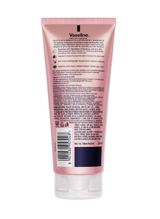 Vaseline Vaseline Essential Even Tone Body Lotion Smooth Radiance, Gluta-Hya Serum Burst, 10X More Powerful than Vitamin C, Deeply Moisturising, 300ml  - Image 2