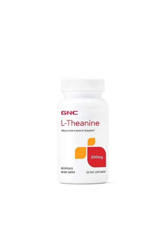 GNC L Theanine 200Mg 60 Capsules - Image 1
