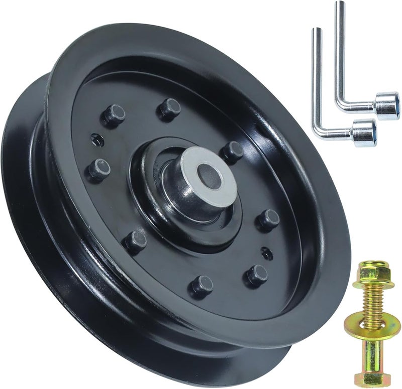 POSFLAG 753-08171 Idler Pulley Kit Replaces Cub Cadet 756-04129B Idler Pulley 756-04129B, Idler Pulley 753-08171, 75308171, 756-04129, 956-04129, 753 08171, 753-08068 for Cub Cadet RZT50 LTX1040 Decks - Image 1
