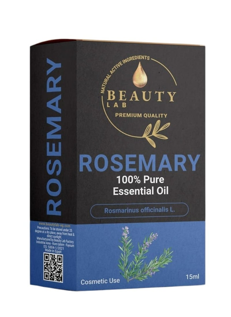 Beauty Lab - Rosemary Essential Oil100% Pure Natural Hair Care 15ml - Image 1