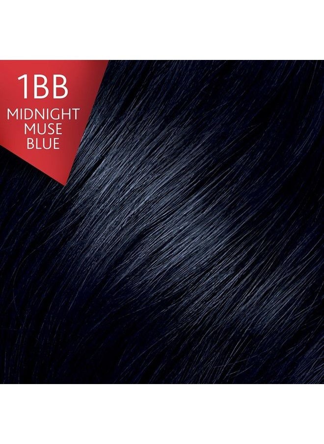 Vidal Sassoon Pro Series Permanent Hair Dye, 1BB Midnight Muse Blue Hair Color, Pack of 3  - Image 3