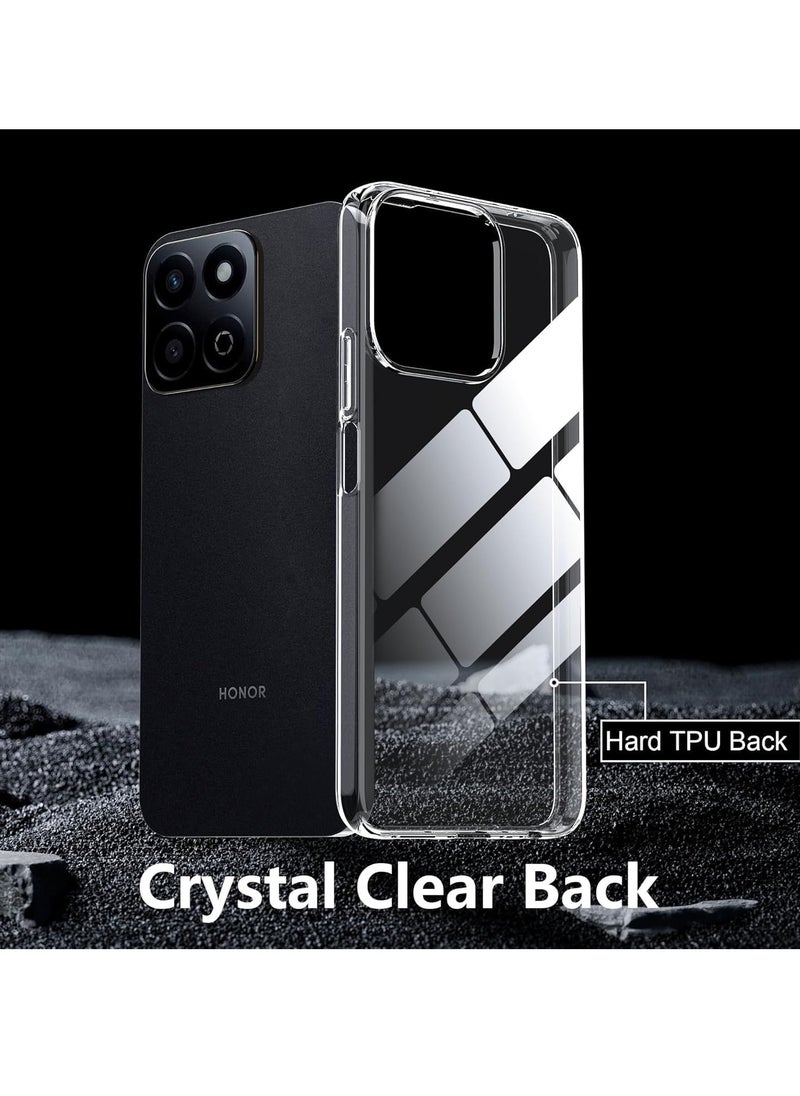 ماركة غير محددة - case for Honor 200 Smart/X7C 5G/9t 5g/60 plus 5g  Clear Case,a Soft TPU Shell,Soft Bumper Scratch Resistant Silicone Pad Shell-Transparent[clear] - Image 1
