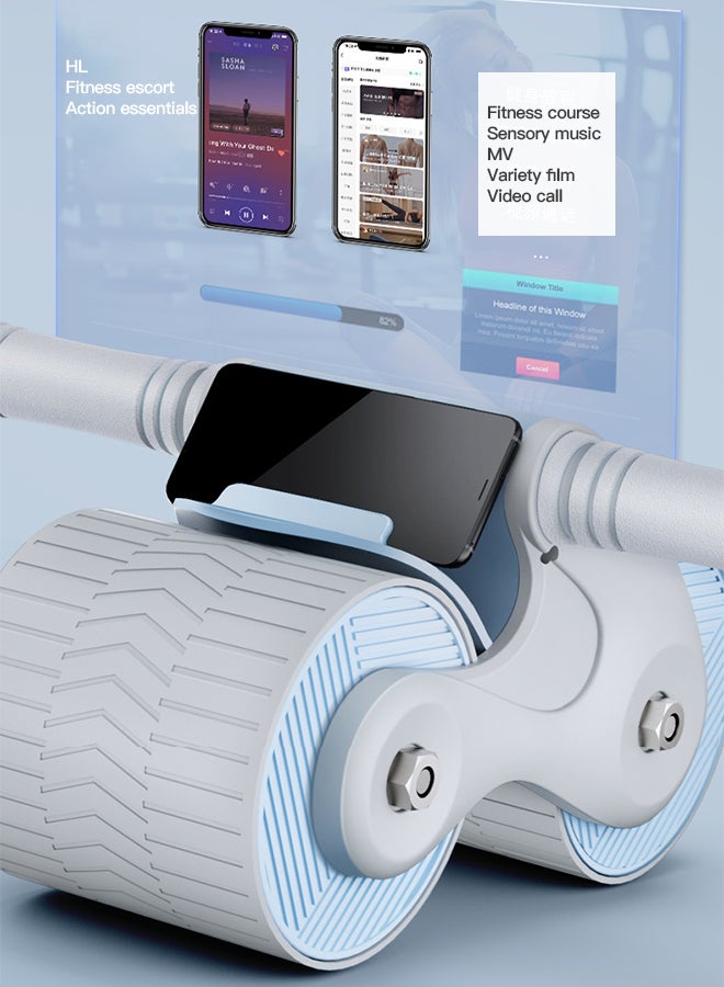 شاربدو معدات اللياقة البدنية لعضلات البطن ذات الارتداد التلقائي للرجال والنساء المنزلية - Image 4