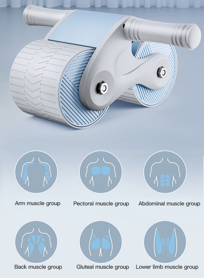 شاربدو معدات اللياقة البدنية لعضلات البطن ذات الارتداد التلقائي للرجال والنساء المنزلية - Image 5