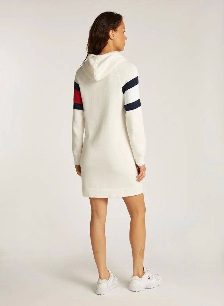 تومي جينز Hooded Logo Dress