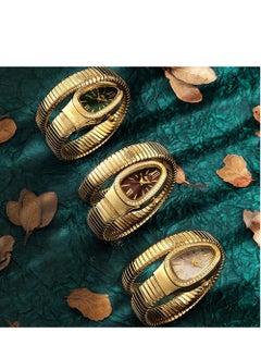 MISS FOX Luxury Gold Snake Watches Women Fashion Brands MISSFOX Diamond Quartz WristWatch Waterproof AAA Clock Lady Hot Gift  - Image 3