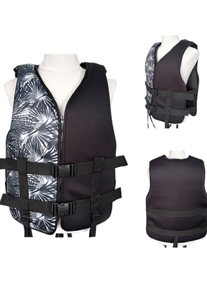 REBENUO Swimming jacket, latest style, safety jackets, size Large (black) - Image 3