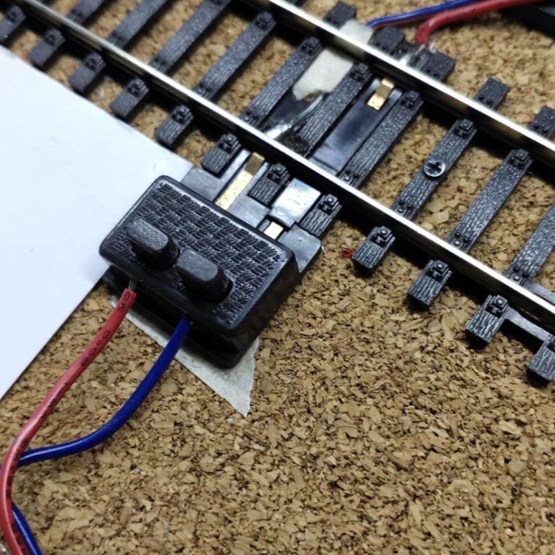 Black Train Model Track Power Connector For Stable Current Supply Electric Connection Box - Image 3
