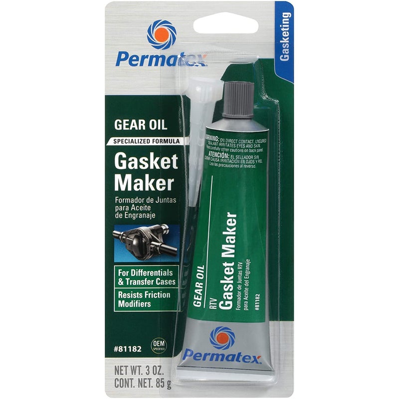 Permatex 81182 Gear Oil RTV Gasket Maker 3 oz Packaging May Vary