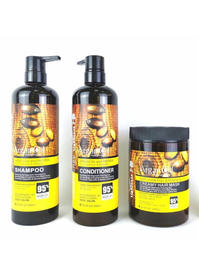 Lightness Anti-Hair Fall And Renewal Home Care Set 1x3  - Image 2
