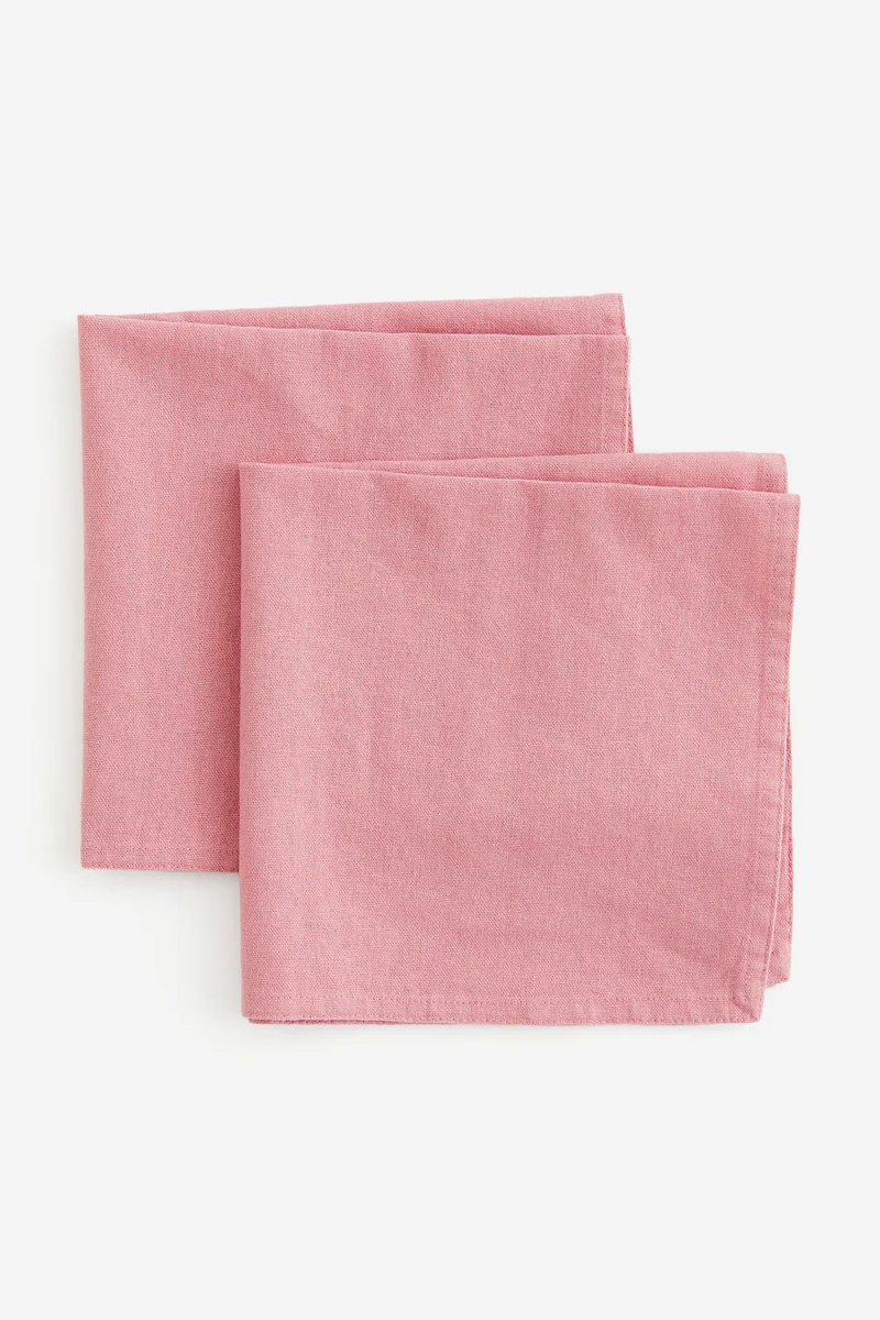 H&M 2-pack linen-blend napkins