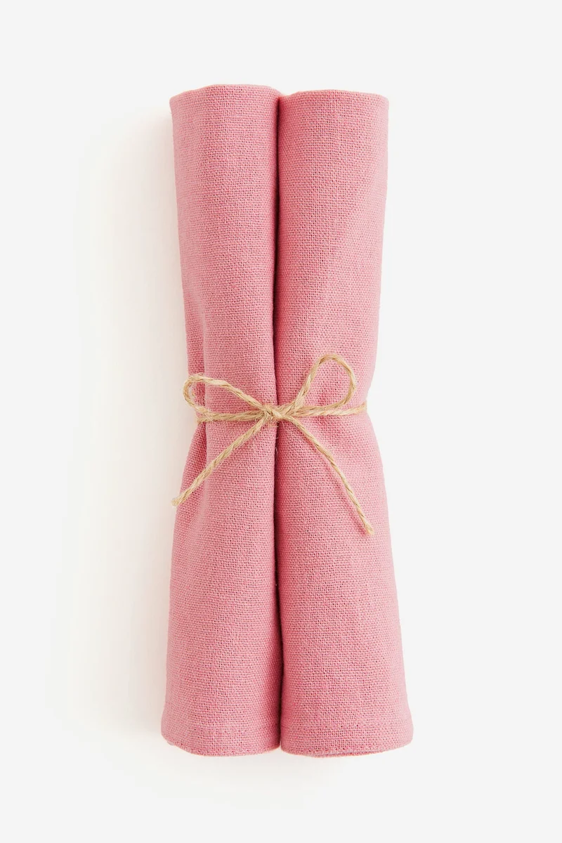 H&M 2-pack linen-blend napkins