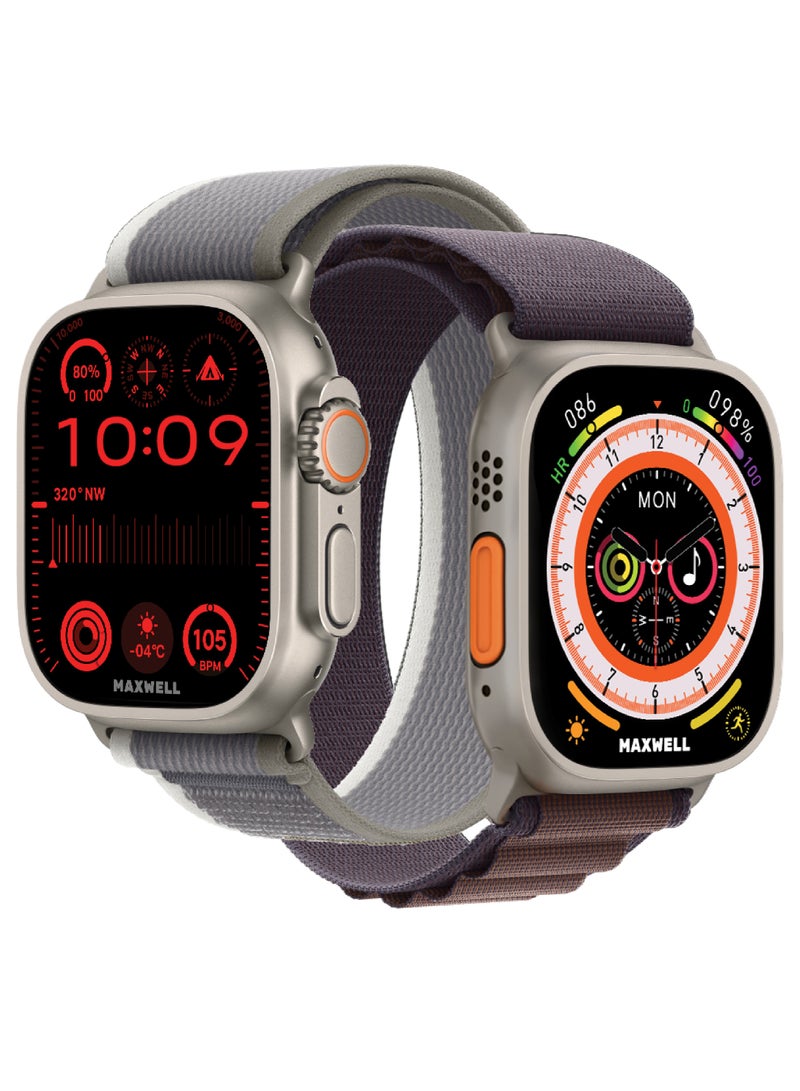 MAXWELL MW ultra 2 Smart Watch with dual strap - Image 1