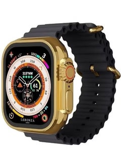 G9 Ultra Max Smart Watch Golden Edition | 49mm, NFC, Bluetooth Call, Always On Display, Wireless Charging, Extra Strap, for Men & Women