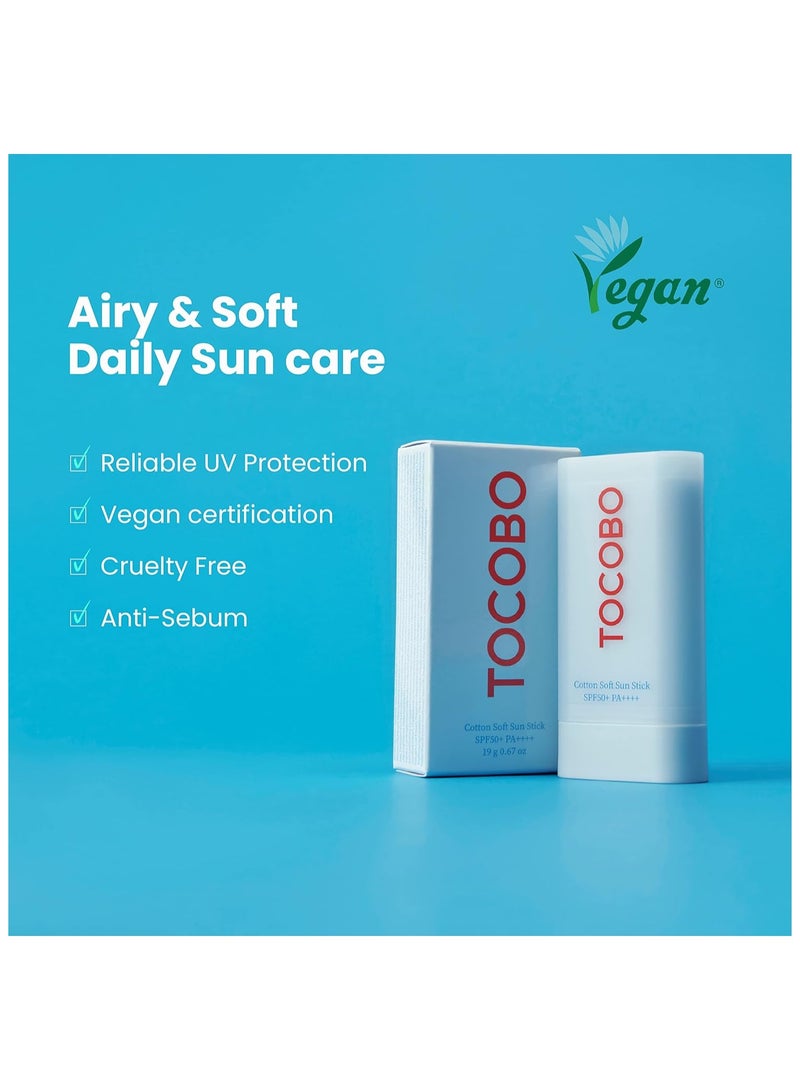 توكوبو قلم الوقاية من الشمس من توكوبو كوتون سوفت بعامل حماية من الشمس 50+ PA++++ - 19 جم / 0.67 أونصة - Image 3