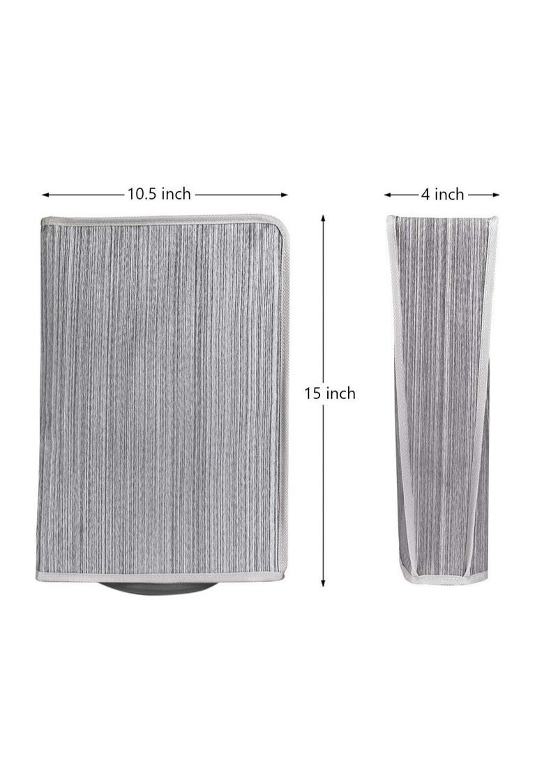 Captaintech Dust Cover Soft Thick Cover Sleeve for Playstation 5 Console Digital Edition & Regular Edition, Anti Scratch Waterproof Cover Sleeve, Easy Access Cable Port (Gray) - Image 2