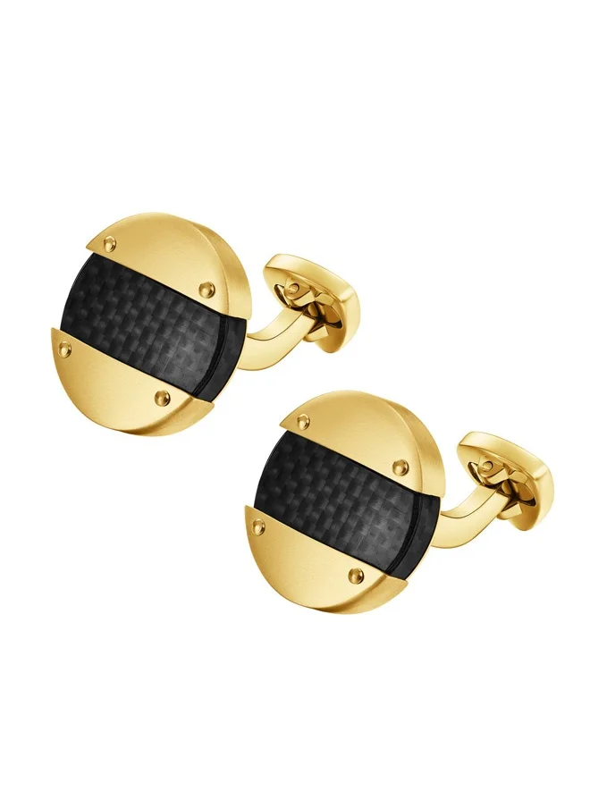 Ducati Corse Motore Gold and Black Designer Cufflinks For Men