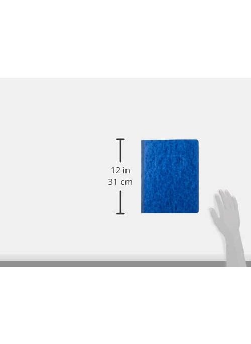Smead Smead Pressboard Report Cover Metal Prong Side Fastener with Compressor 3 Capacity Letter Size Dark Blue 25 per Box 81351  - Image 5