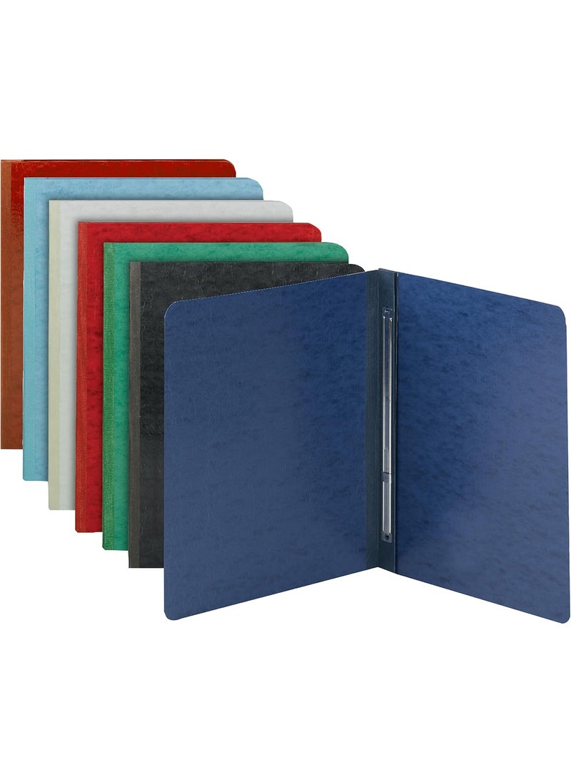 Smead Smead Pressboard Report Cover Metal Prong Side Fastener with Compressor 3 Capacity Letter Size Dark Blue 25 per Box 81351  - Image 2
