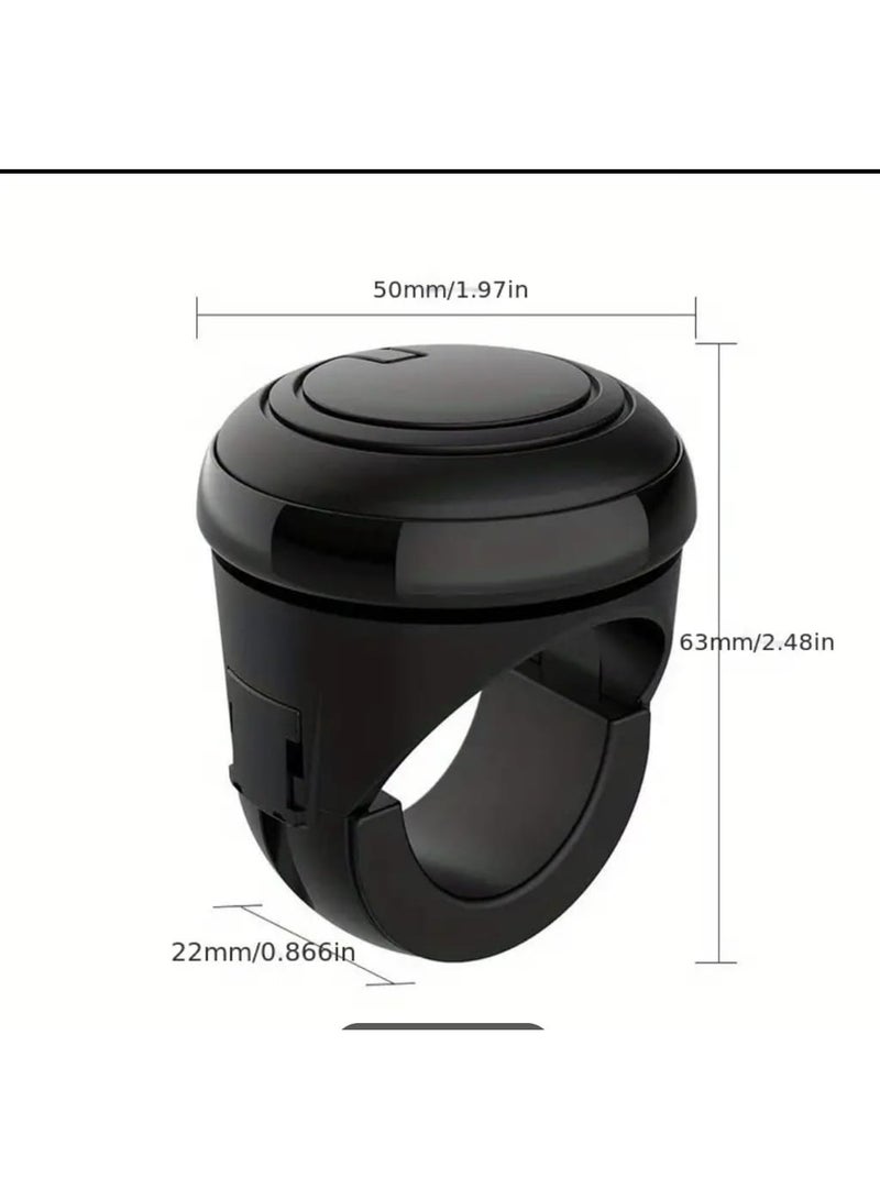 Steering Wheel Knob Spinner Knob with Skin Touch Silicone Compatible with Any Steering Wheels Car Tractor Mower Boat for Onehanded Driving - Image 5