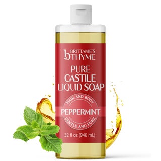 Brittanies Thyme Pure Castile Liquid Soap Refill  For Hair  Body Gentle and Pure Made with Natural Luxurious Oils Vegan  Gluten Free NonGMO Peppermint 32 oz Pack of 1 - pzsku/Z288C68A0D7FE8B61982BZ/45/1746200259/1b8d8785-8d43-4288-9fe0-1b109d86f577