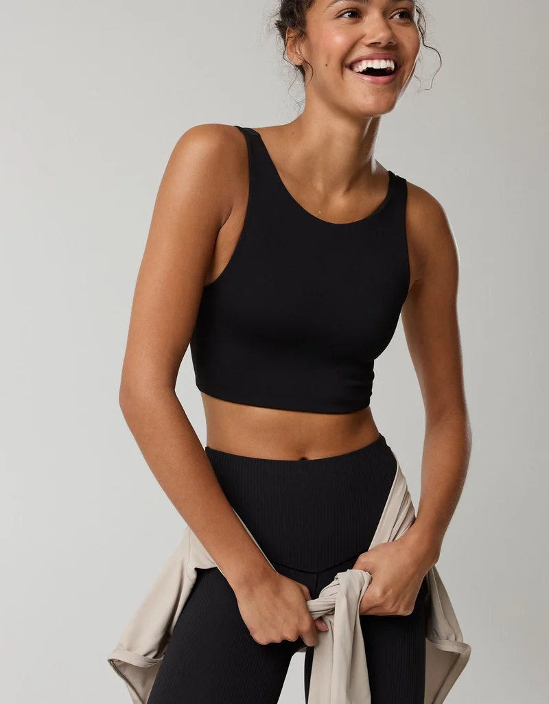 Aerie  OFFLINE By Aerie Real Me XTRA Switch Up High Neck Sports Bra for Women | Best Price UAE