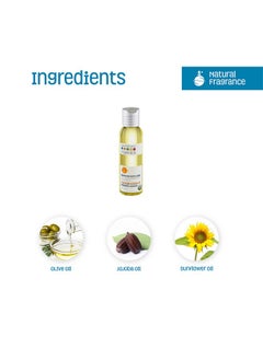Nature's Baby Organics Baby Oil Soothing & Hydrating Shower Oil No Mineral Oil & Nongreasy Soft & Healthy Skin Massage Oil For Newborn & Kids Sunflower & Olive Oil Mandarin Coconut (2  - Image 3